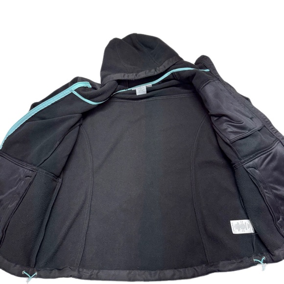 Free Country Women's Performance Jacket in Black and Teal - Picture 3 of 9